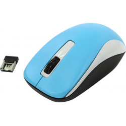 Мышь беспроводная оптическая GENIUS &quot;NX-7010&quot; (31030114110), USB, 2кноп. + 1кол.-кноп., бело-голуб.
