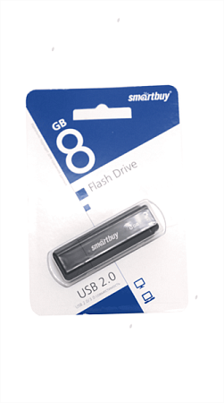 Накопитель USB flash 8ГБ SMARTBUY &quot;Grown&quot; (SB8GBCRW-W), USB2.0, белый