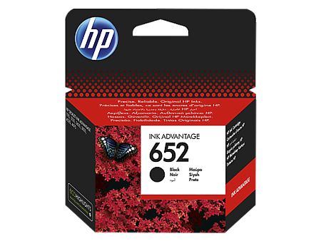 Картридж струйный HP 652 (F6V25AE), черный