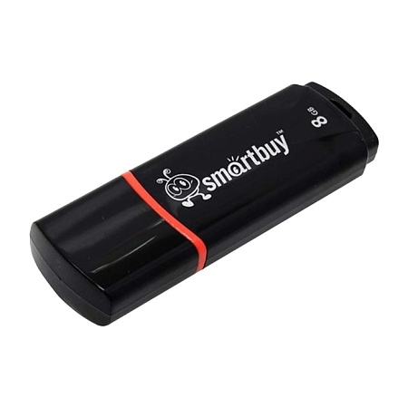 Накопитель USB flash 8ГБ SMARTBUY &quot;Grown&quot; (SB8GBCRW-K), USB2.0, черный