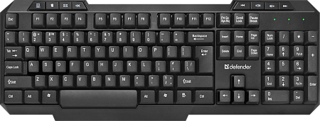 Клавиатура проводная DEFENDER Element &quot;HB- 520&quot; (45522), USB, чер.