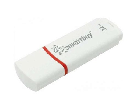 Накопитель USB flash 32ГБ SMARTBUY &quot;Grown&quot; (SB32GBCRW-W), USB2.0, белый