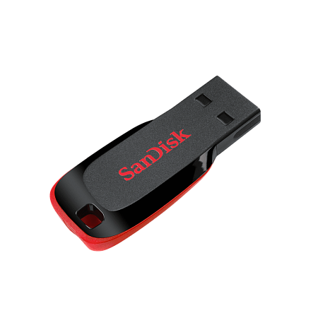 Накопитель USB flash 16ГБ SanDisk &quot;Cruzer Blade&quot;, черно-красный (USB2.0)