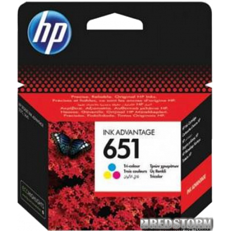 Картридж струйный HP 651 Ink Advantage (C2P11AE), цветной