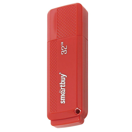Флэш-диск 32 GB, SMARTBUY &quot;Dock&quot; (SB32GBDK-R), USB 2.0, красный