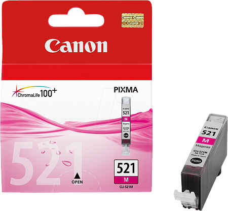 Картридж струйный Canon &quot;CLI-521M&quot;, 9мл., пурпурный