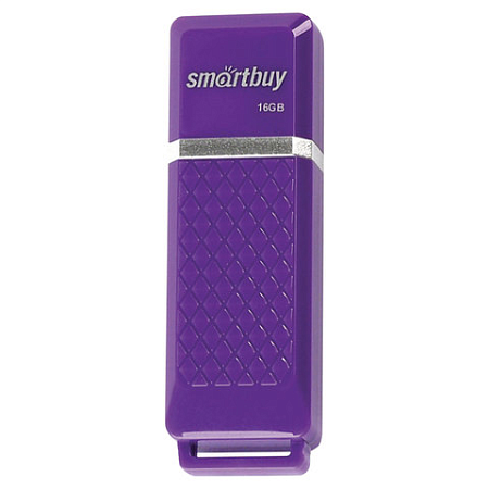 Накопитель USB flash 16ГБ SMARTBUY &quot;Quartz&quot; (SB16GBQZ-V), USB2.0, фиолетовый
