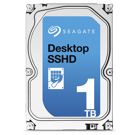 Жест. диск гибрид. 1000ГБ Seagate &quot;Desktop SSHD ST1000DX001&quot; (64МБ, 8ГБ flash, SATA III)