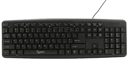 Клавиатура проводная GEMBIRD &amp;quot;KB-8320U-BL&amp;quot;, USB, 104 клавиши, черная